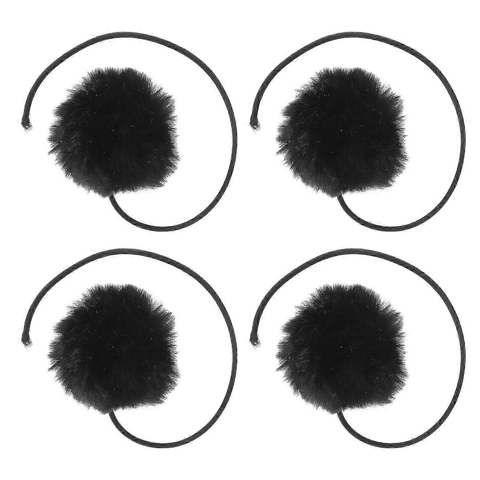 4pcs Cat Trees Hangings Ball Toy with Bells Replaceable Cat Toy Ball for Scratching Post Interactive Cat Balls Toys