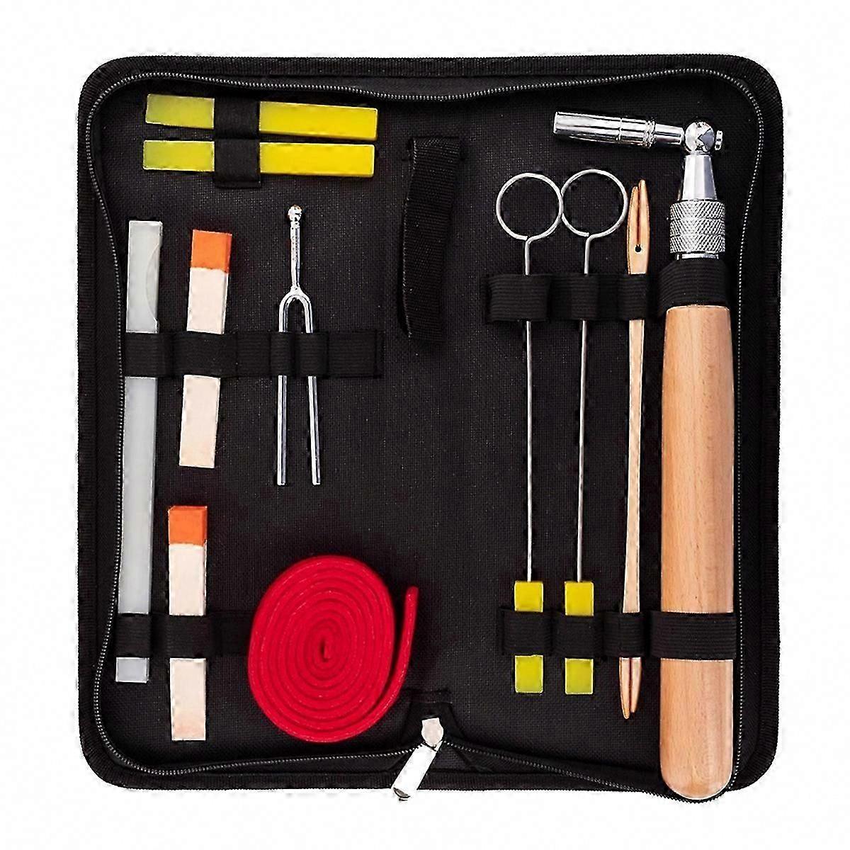 Professional Piano Tuning Kit 12 PCS with Hammer and Mute Kit for Piano Tuning