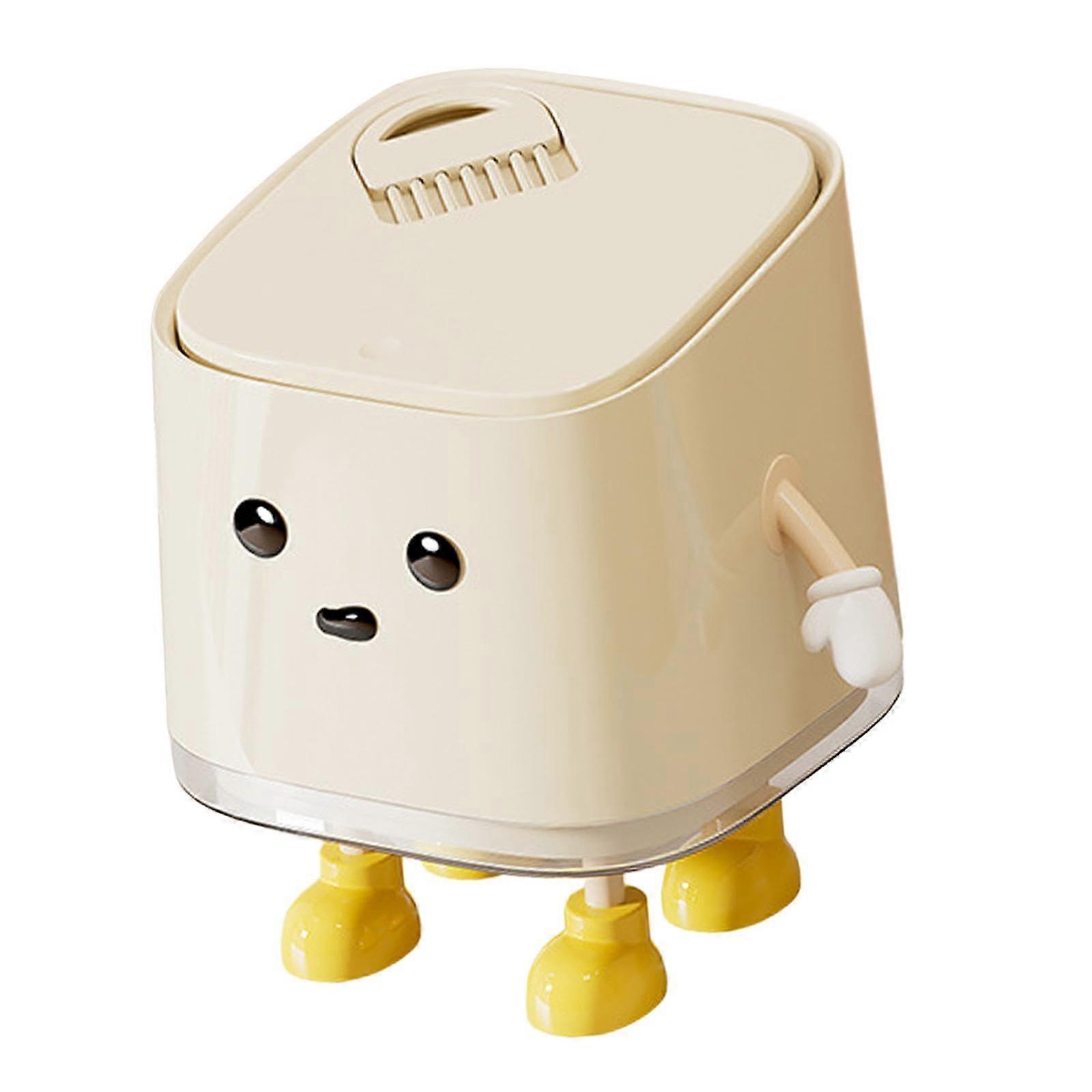 Small Waste Storage Solution for Countertops and Desks, Compact Design, Durable Material, Easy to Clean