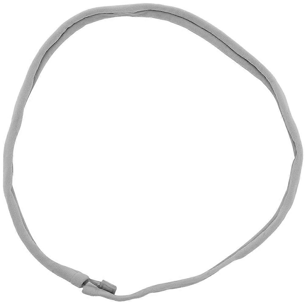 Grey Tube Cover Nylon Protective Use with Zippered Tubing Wrap
