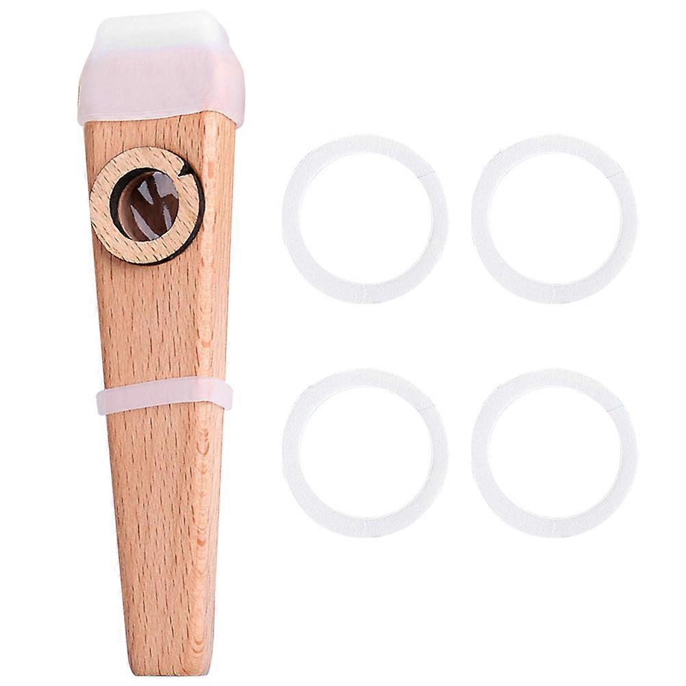 Kazoo Wooden Musical Instrument for Playing 2Sets Assorted Color Guitar Partner