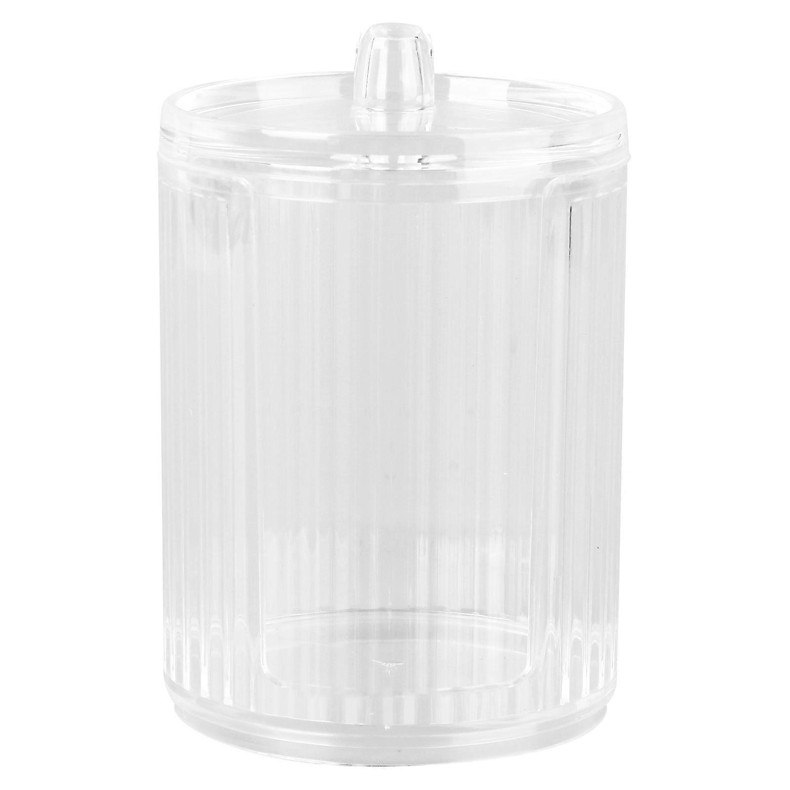 Transparent Makeup Cotton Box Multi-Functional Storage Box for 2Pcs