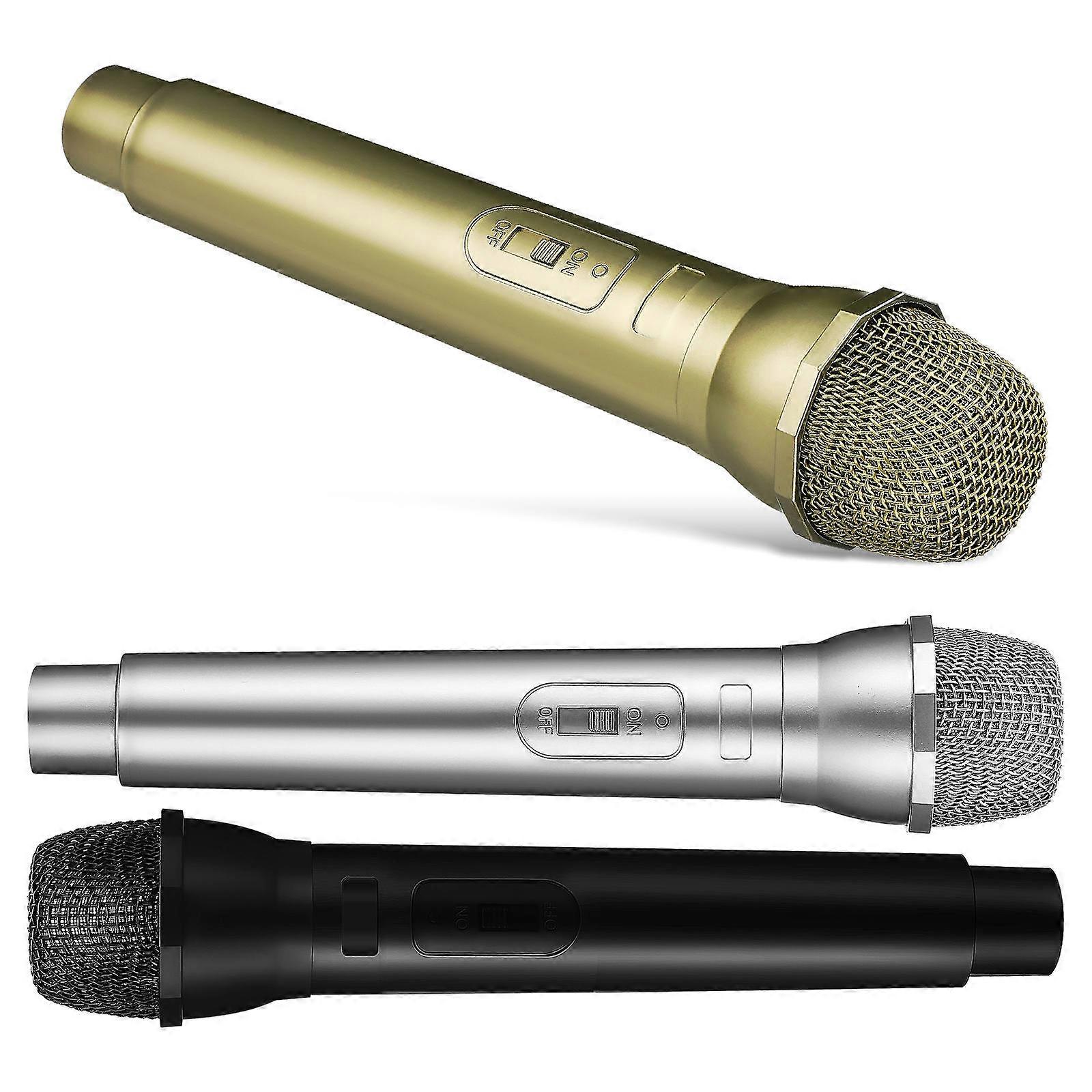 Simulation Microphone Prop Microphone for Party Use 6Pcs Assorted Color