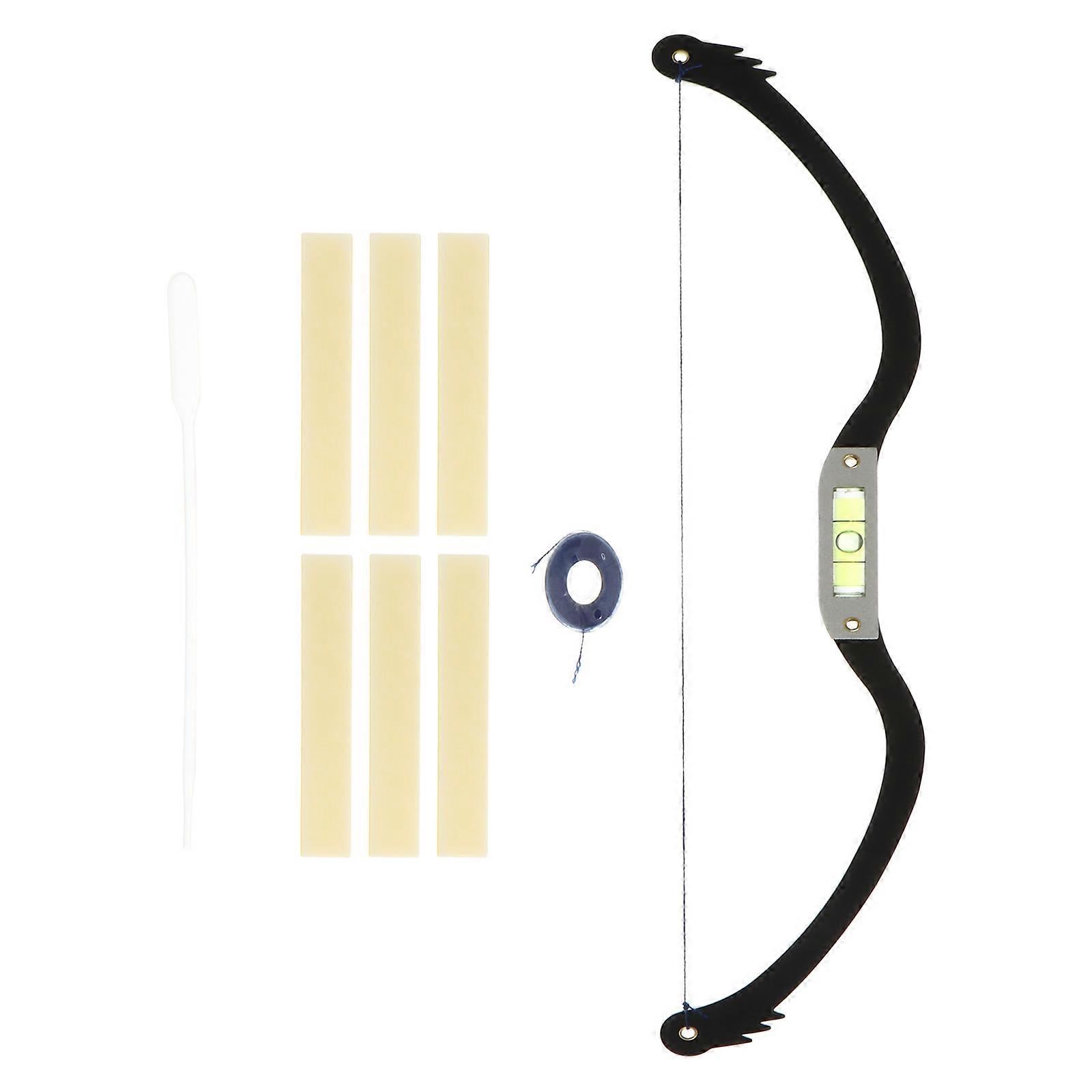 Eyebrow Measuring Tool Eyebrow Level Symmetrical Brows Marking Black Bow-shaped 1Set