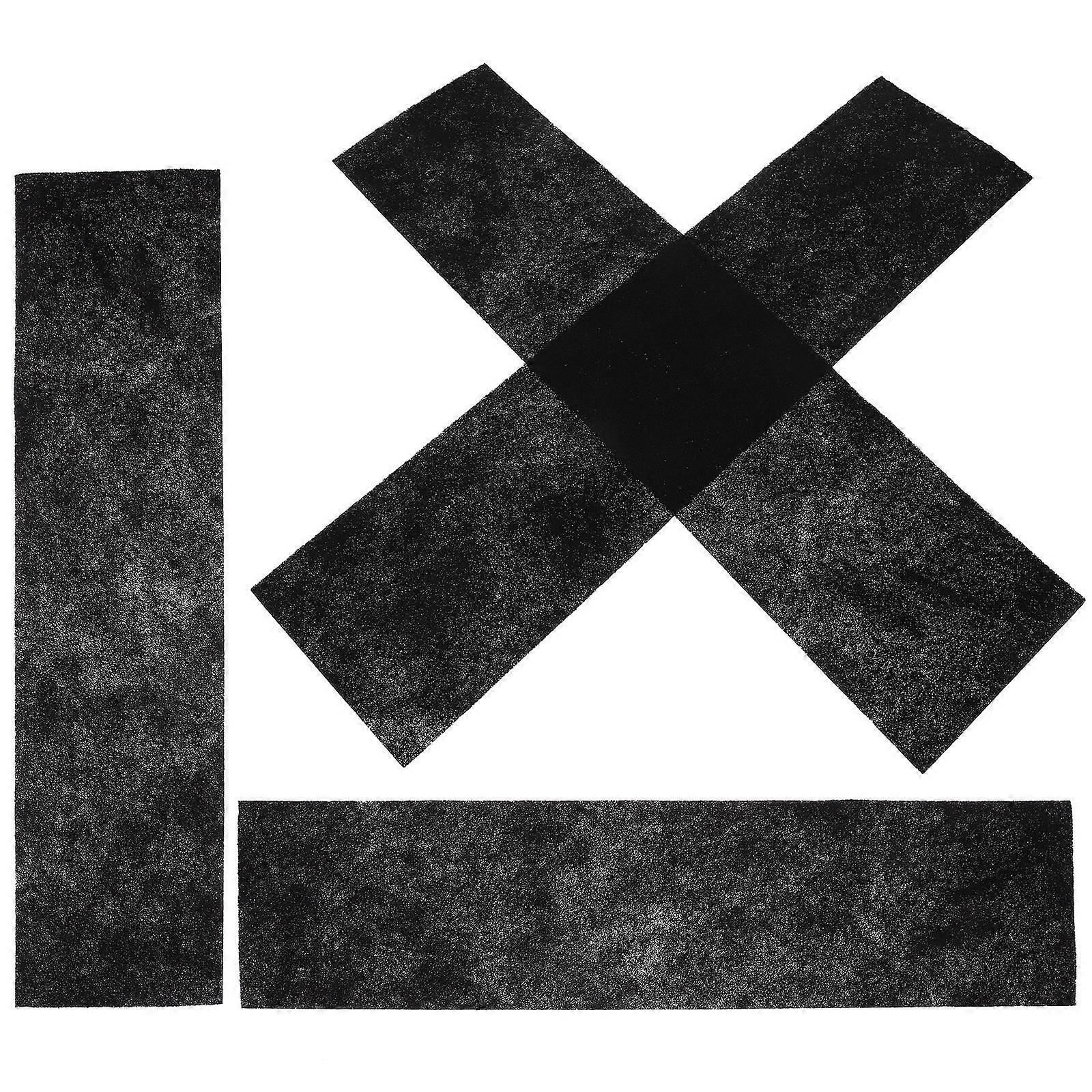 Air Vent Filter 16 Sheets Air Conditioning Piece Indoor Use Black Fibre Air Purification