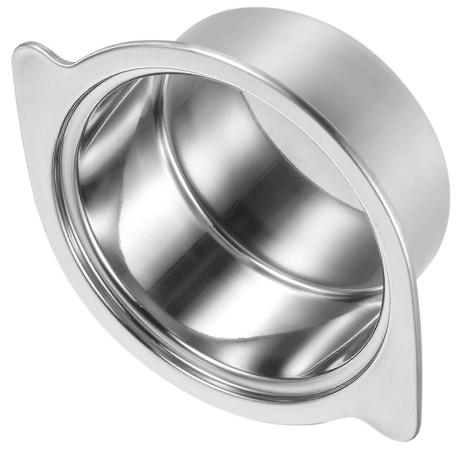 Stainless Steel Pot Hot Pot Cooking Container for Kitchen 2Pcs