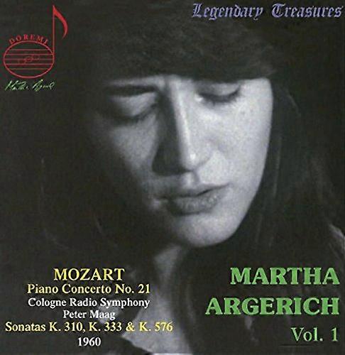 Argerich - Martha Argerich Vol. 1: Mozart Concerto No. 21 and sonatas. Live performances [CD]