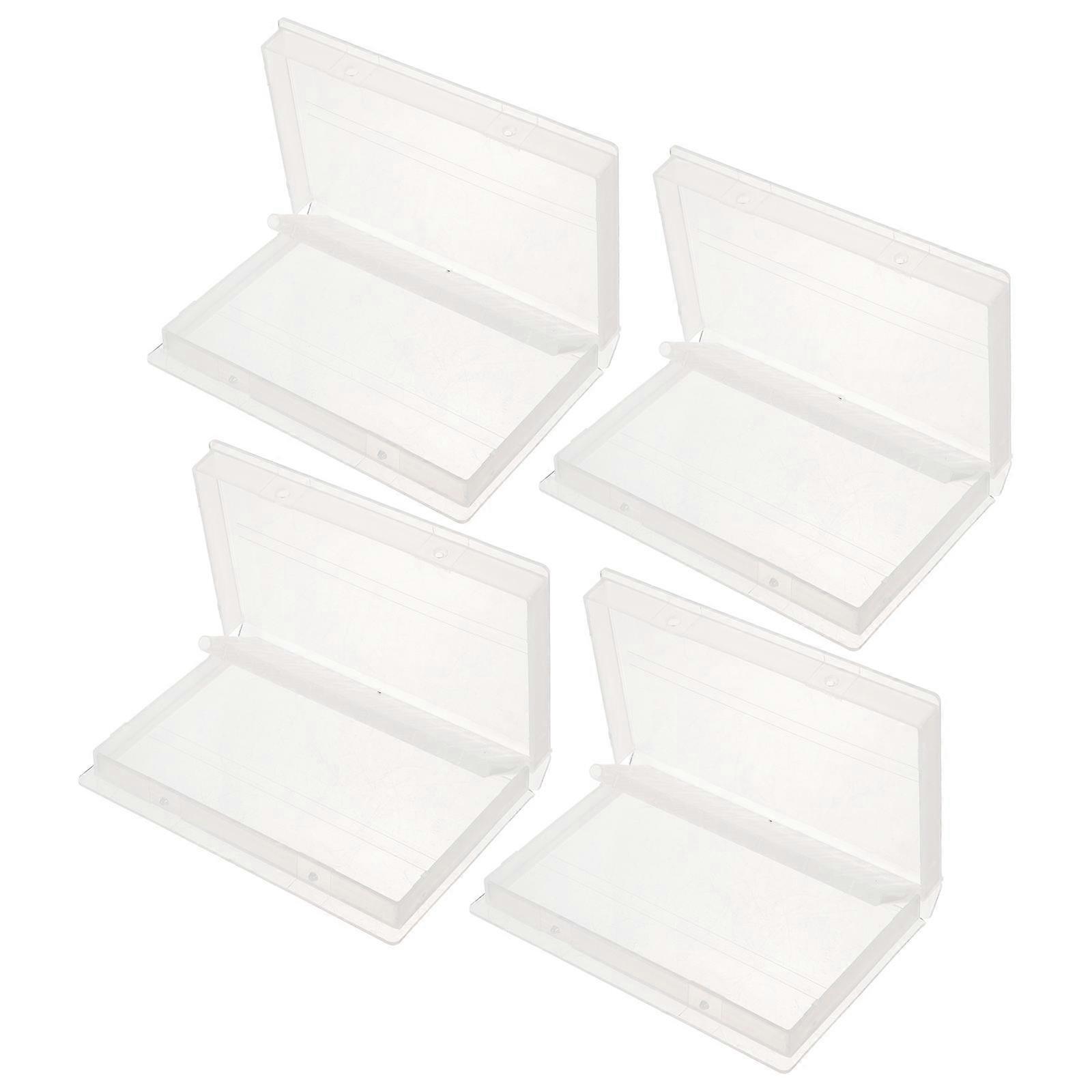 Nail Drill Bits Organizer for Storage 12Pcs White Plastic Storage Container