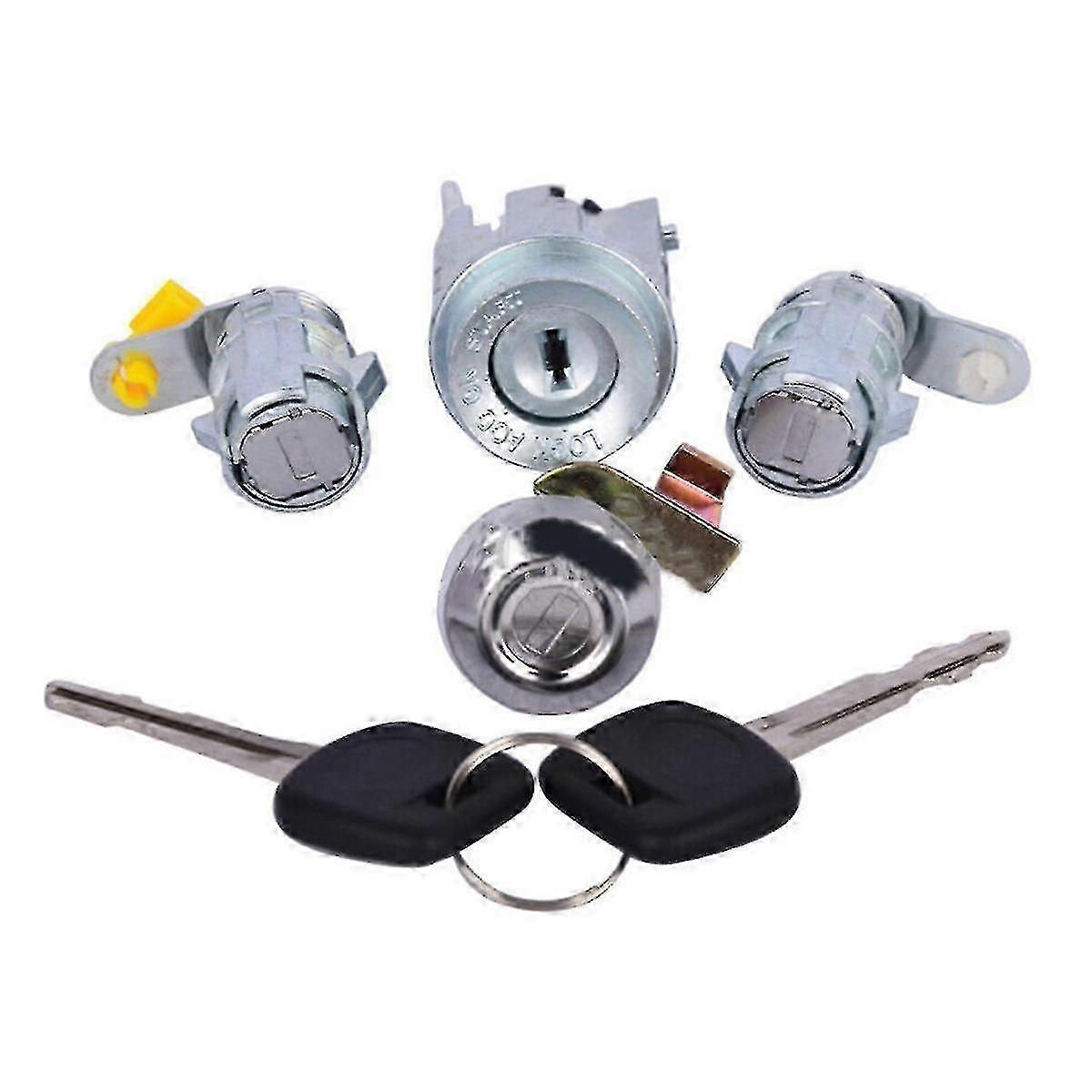 Ignition Door Locks & Gas Lock With 2 Keys Cylinder Set For Toyota