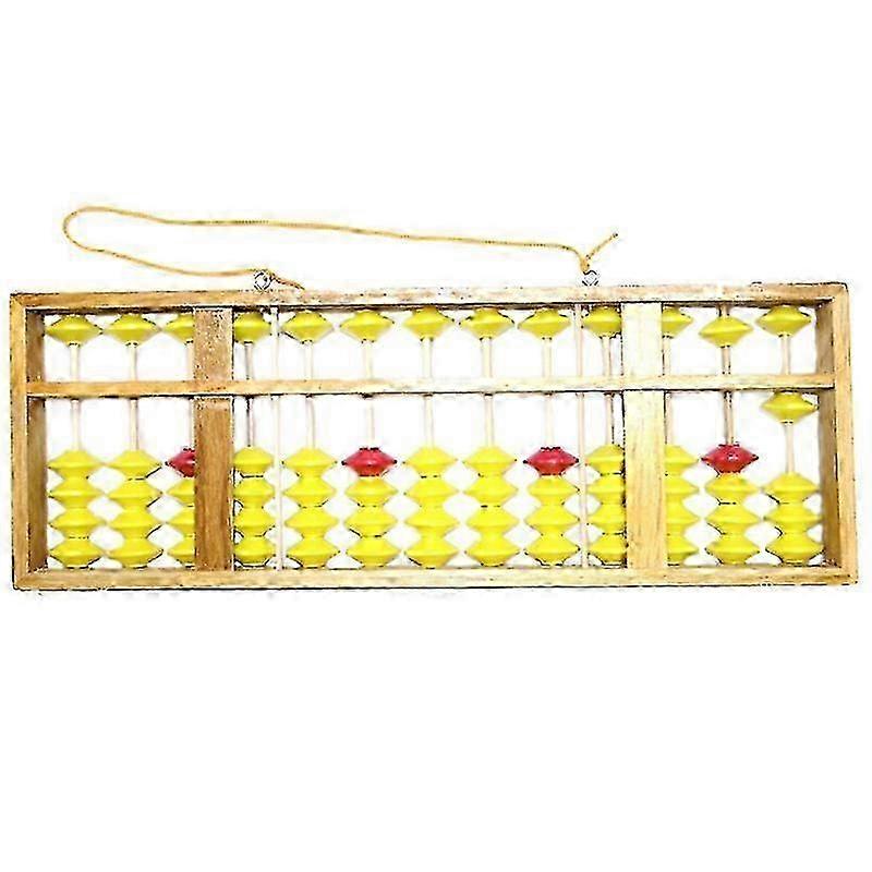 13 Column Wood Hanger Chinese Abacus for Mathematics Kit