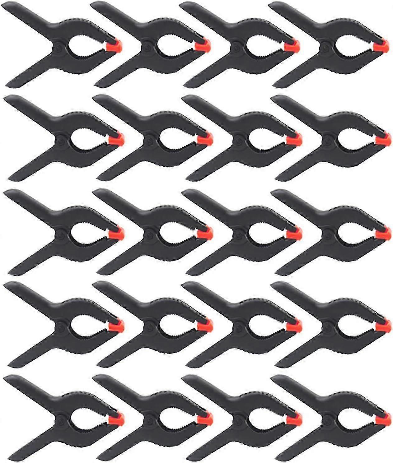 30 Pack Heavy Duty Muslin Backdrop Spring Clips (6.5cm) for Photo Studio, Backdrops, Crafts or Home Use (Max. 2.5cm)