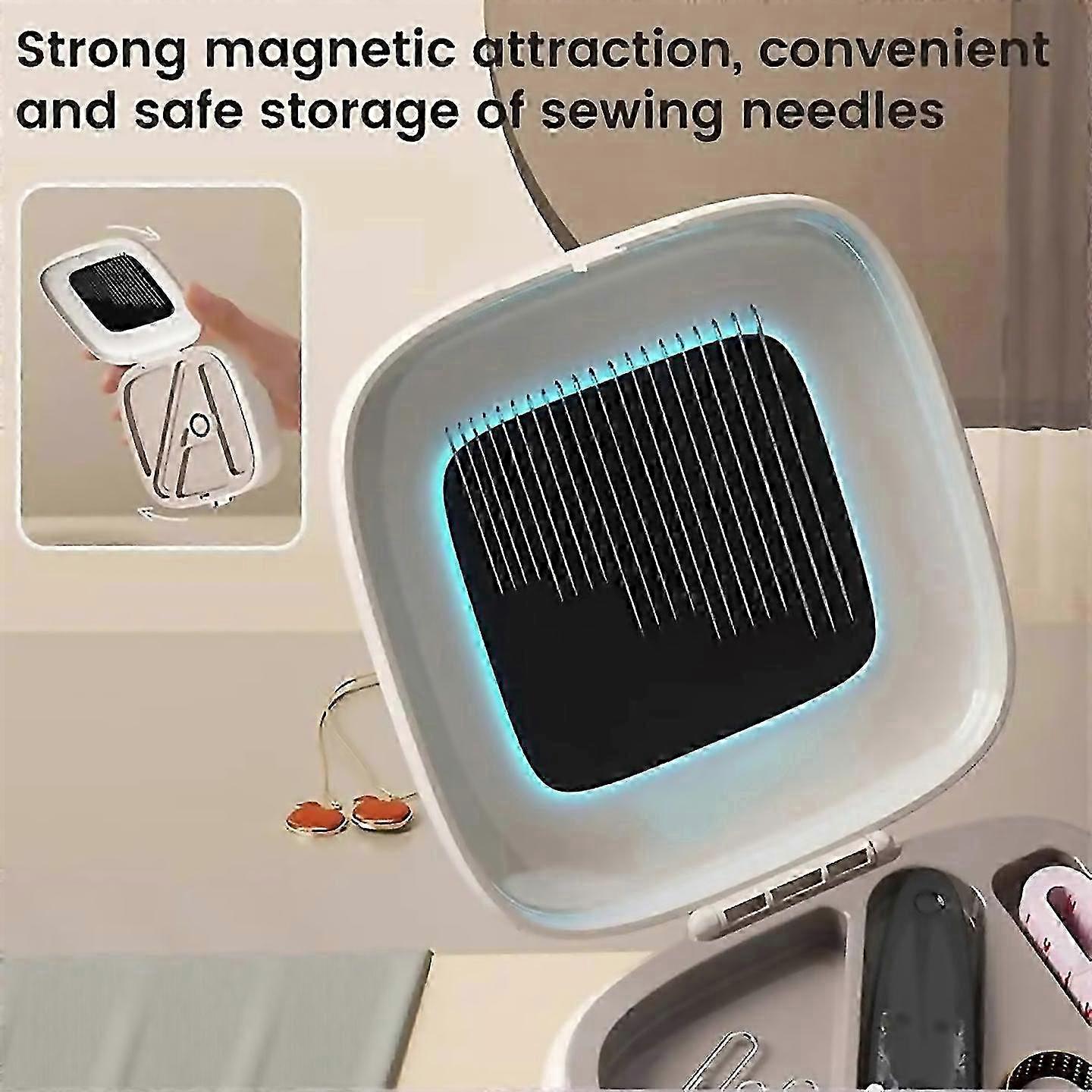 For Thread And Needle Kit Magnetic Needle Thread Box Double Layer 25-26s
