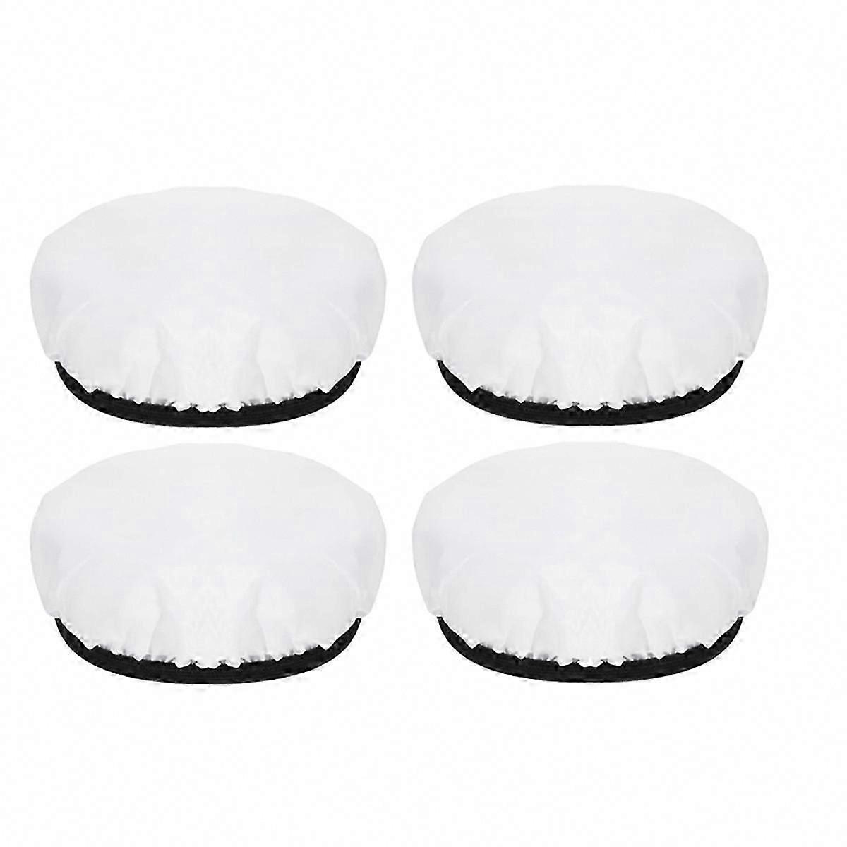 4Pcs 18cm White Soft Light Diffuser Lamp Shade Cover for Studio Strobe Reflector