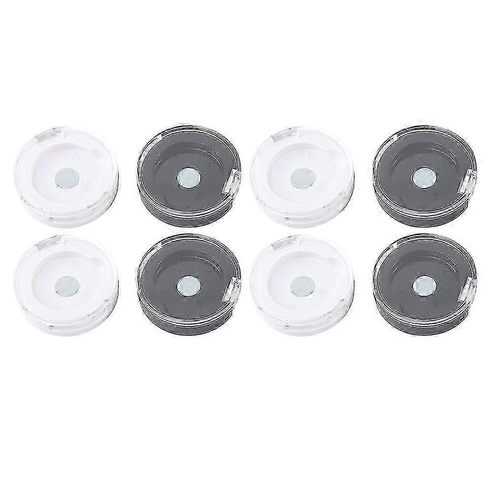 8pcs Single Color Eyeshadow Case Empty Box Eyeshadow Sub Packaging Container Z