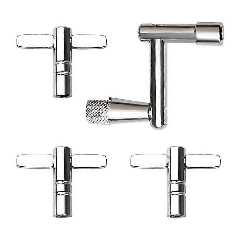 مفتاح الطبل العالمي طبل ضبط مفتاح مفتاح مفتاح وجع الطبل لعازفي الطبول طبل طبل فخ طبل باس أدوات قرع 4 قطع