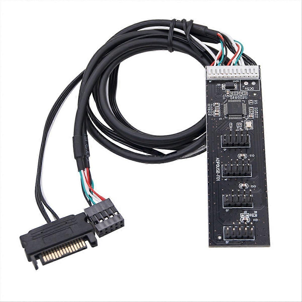 Hub Splitter with SATA Interface Cable for PC Mainboard Adapter