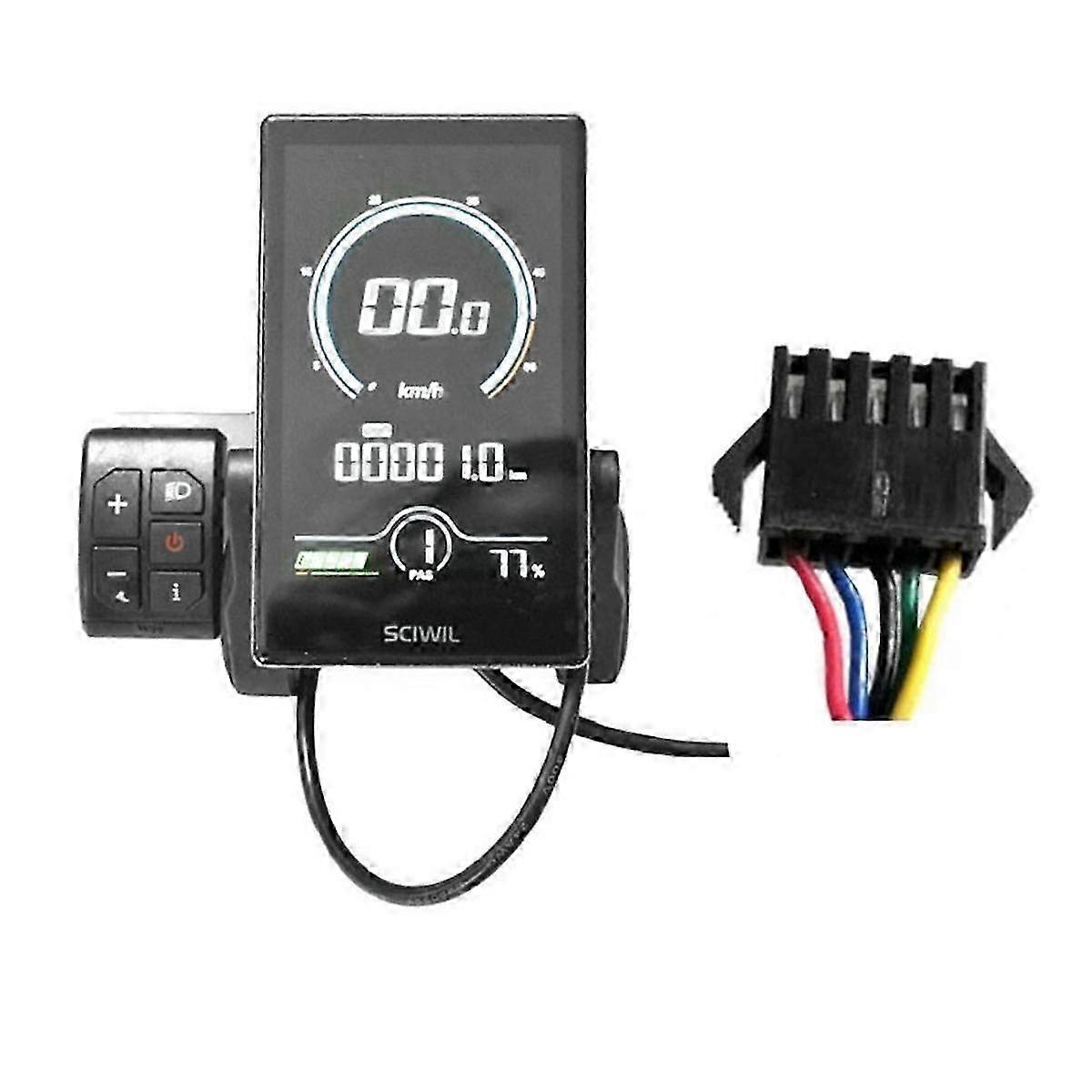 SRM818X -M818X Electric Bike Meter with LCD Screen, Ebike Display Sm Connector