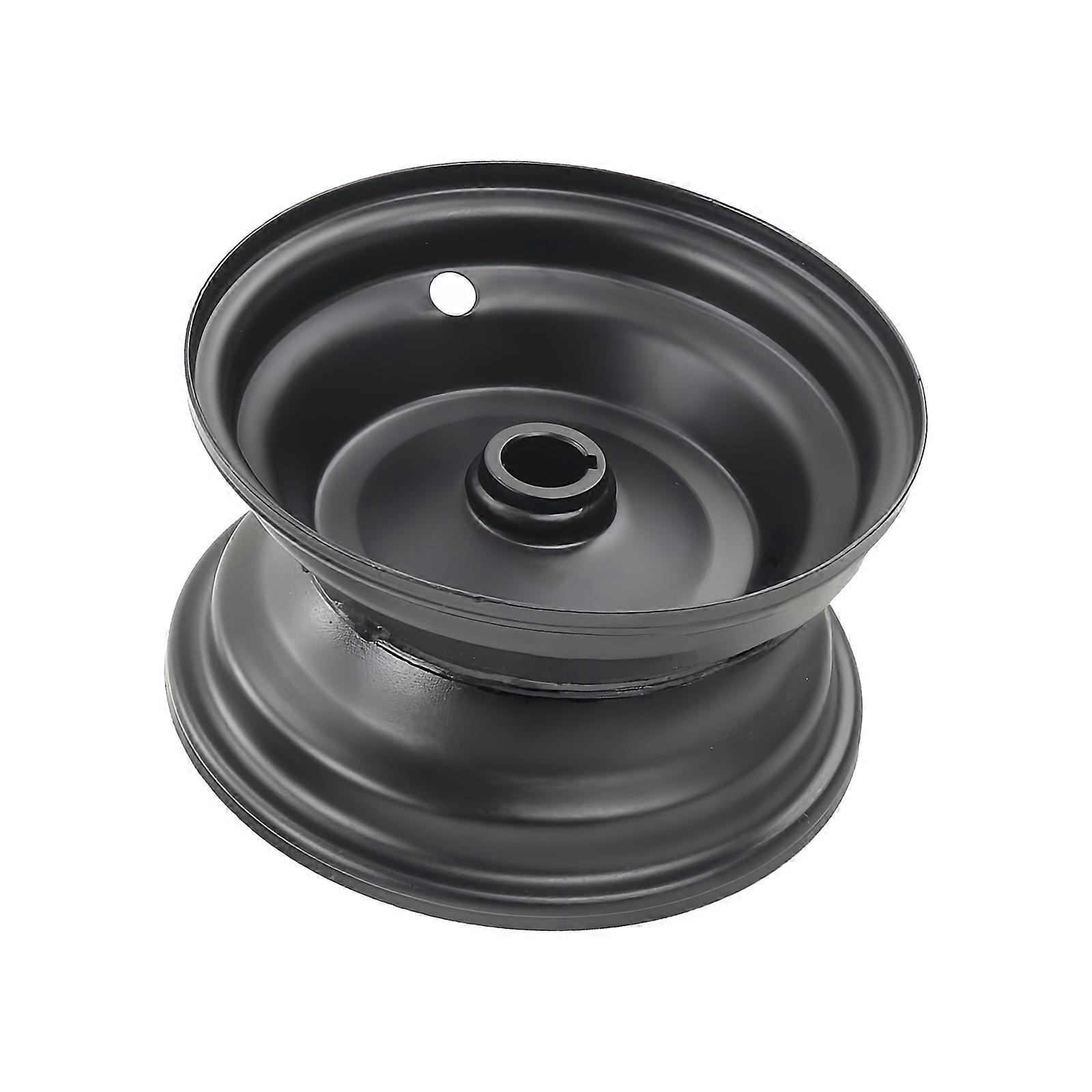 6in Reinforced Steel Rims For Kart ATV Applications Corrosion Resistant Sturdy Structure Optimized Weight Distribution Multicolor