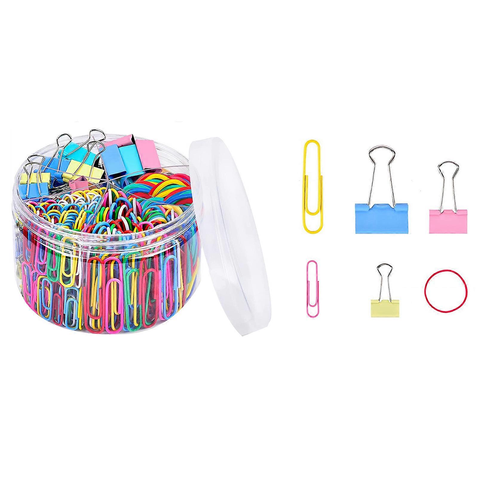 Binder Clips Paper Clips Paper Fix Clips Pen Holder Clips Notebook Pen Holder Book Pin Notebook Journal Document Clips Multicolor