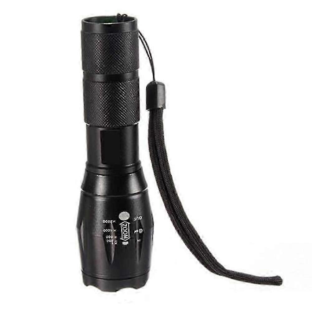 Zoomable 5 Modes LED Flashlight Outdoor Camping Torch Lamp Light