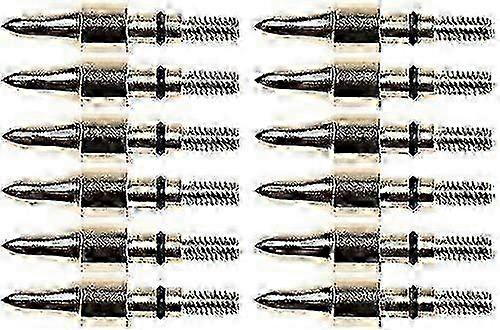 12 رأس سهم أسود عريض الرأس، وزن كل منها 100 جرام، للتدريب على الصيد، لون ذهبي SZRH A-S