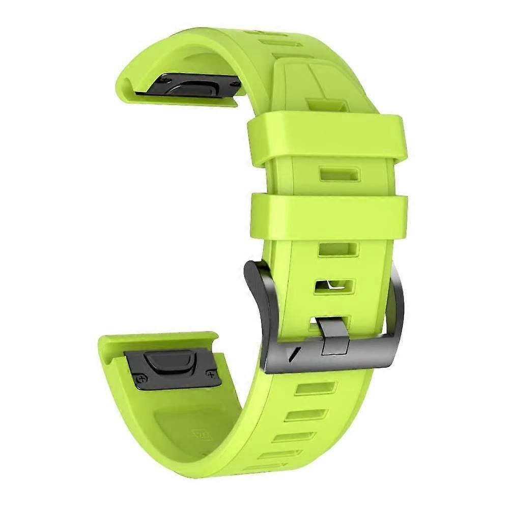 Silicone Watchband Compatible with Fenix 7/7X/6/6X Pro/5/5X Plus 3HR/935/S60 Mk1 26/22/20mm Waterproof Easyfit Color R