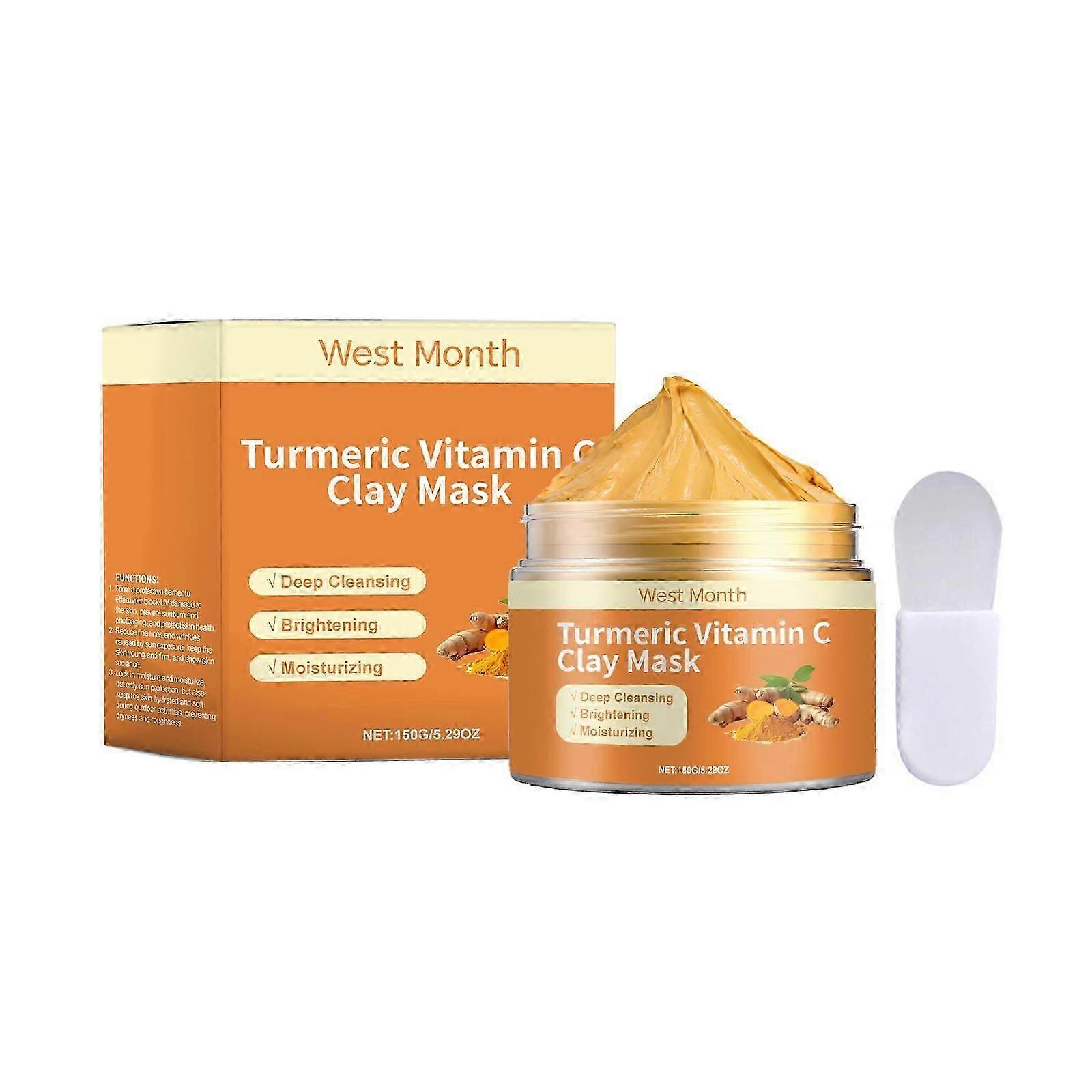 Turmeric Vitamin C Mud Mask for Clear