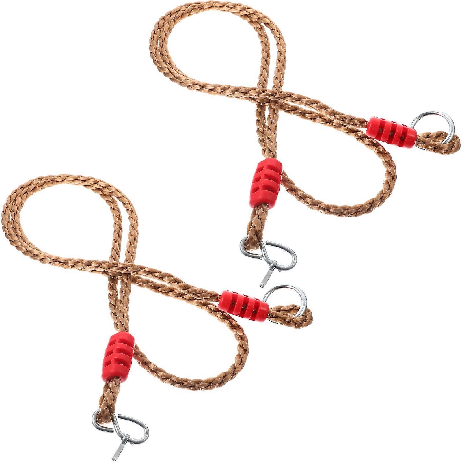 2 Pcs Tree Swing Rope Lanyard Hanging Hammock Rope Indoor Swing Tree Swing Hanging Strap Kit Tree Straps for Swings