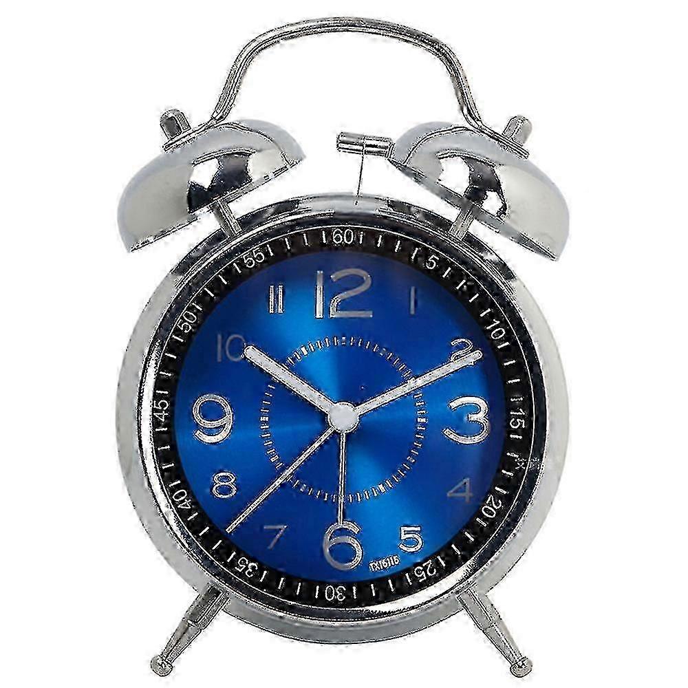 Loud Alarm Clock For Heavy Sleepers Adults, Silent Non-ticking Quartz With Backlight,twin Bell - PRHwy