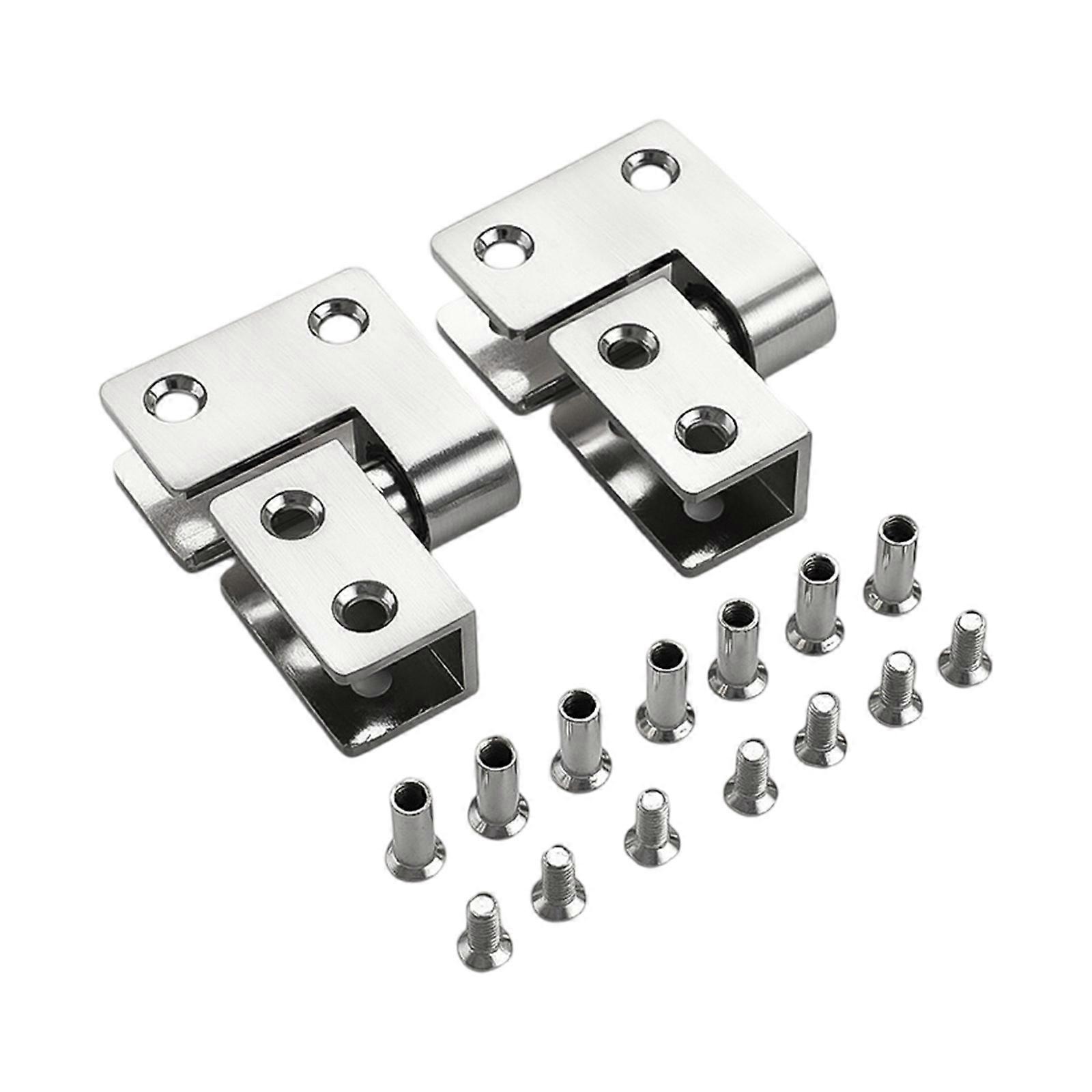 Stable Load 304 Metal Toilet Cubicle Fastener Rustproof Concealed For Public Restroom Panel Partition System Installation Multicolor