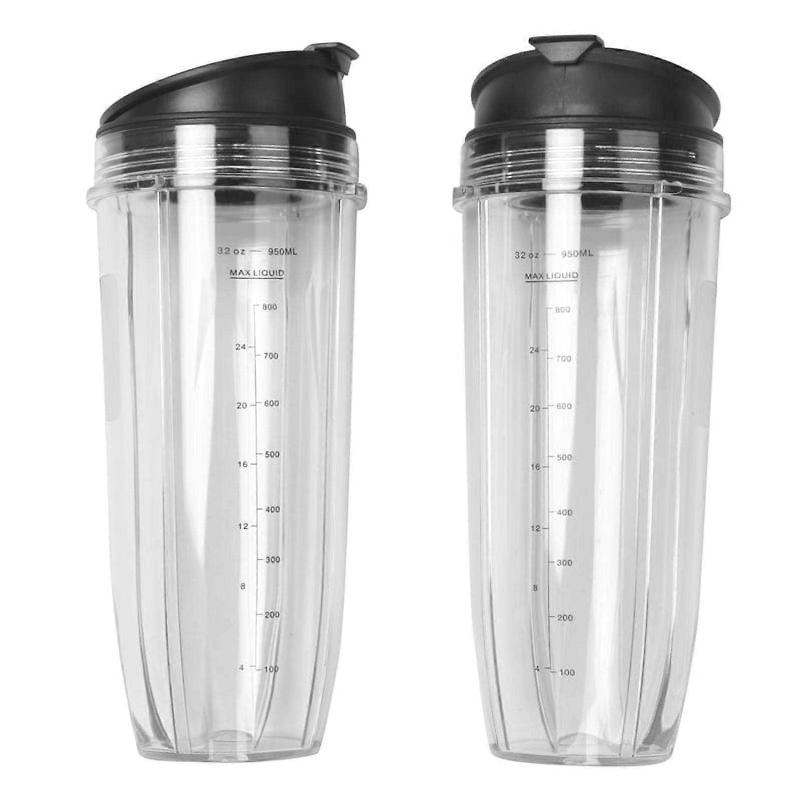 32-Ounce Cup with Sealed Lid Replacement Parts and Accessories for Auto-IQ 1000W and Dual Blender
