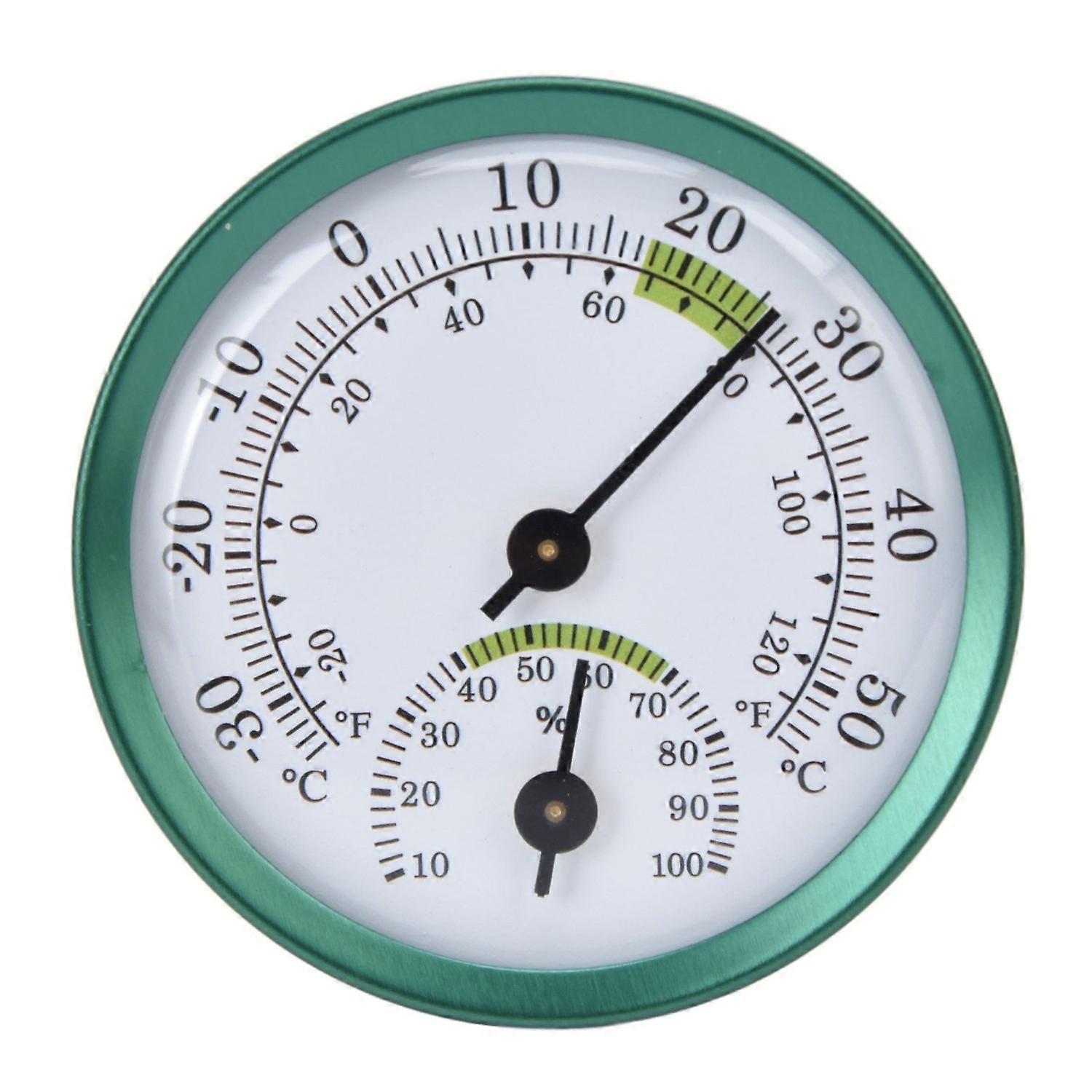Temperature Humidity Meter Mini Wall Hanging Thin Transparent Dial Large Screen Temperature Humidity