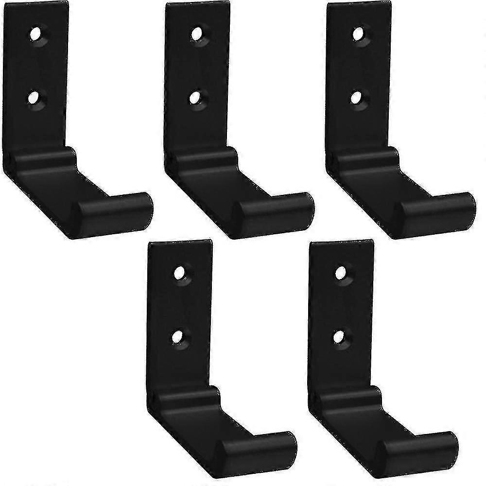 5 Pcs Folding Hooks Wall Towel Hooks 90  Foldable Solid Aluminum Hook