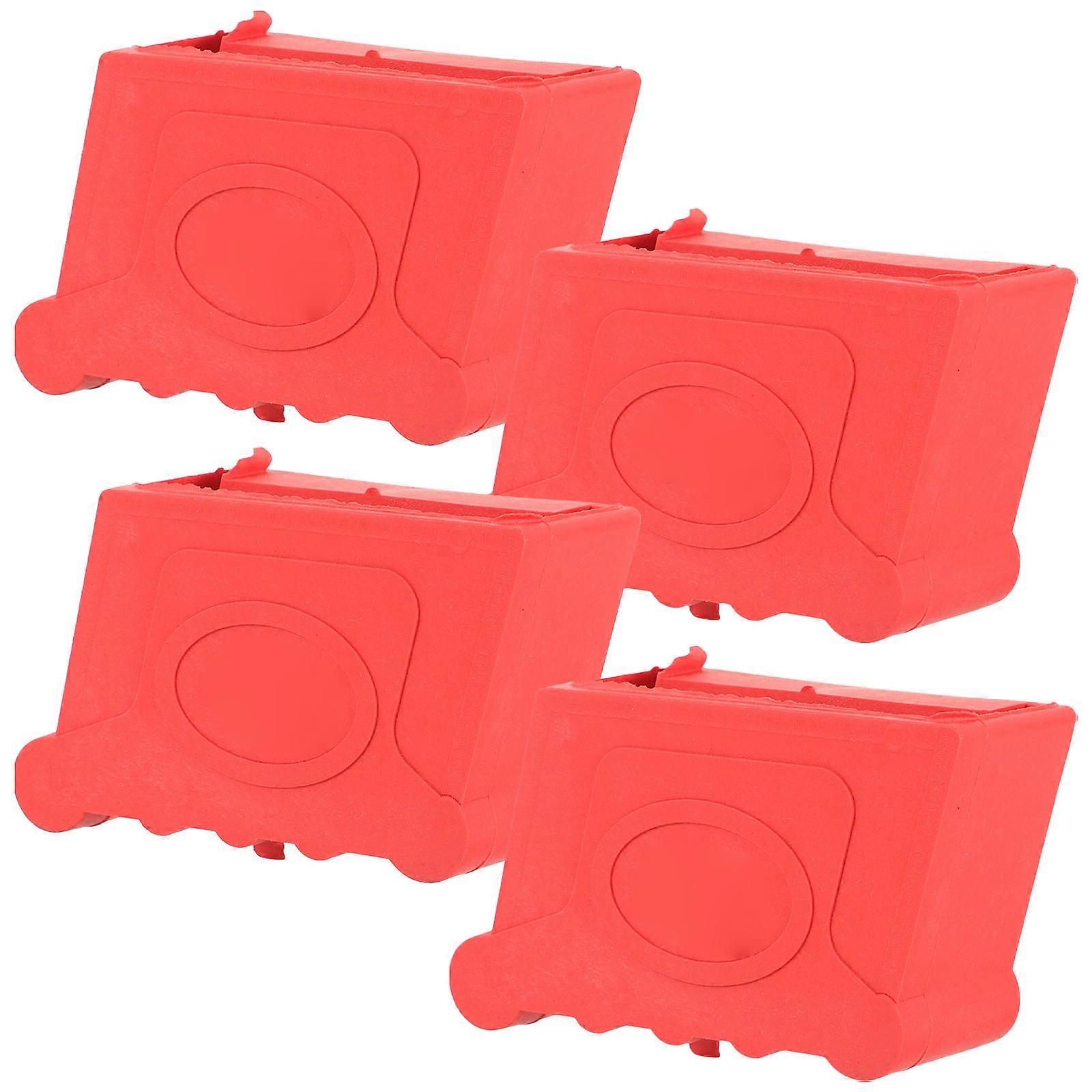 4 pz Scala Piedi Copertura Antiscivolo Gomma Scala Copertura Sostituzione Scala A Gradini Piedi Copre