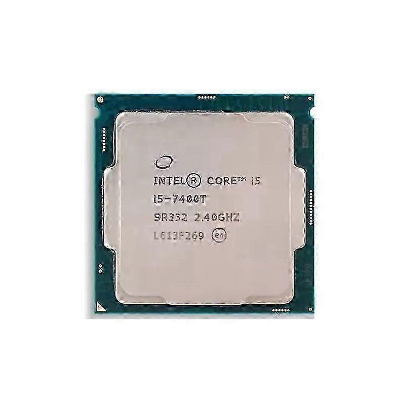 w Core i5-7400T CPU - Socket LGA 1151 4 Cores 4 Threads 2.4GHz 6MB L3 Cache 35W.