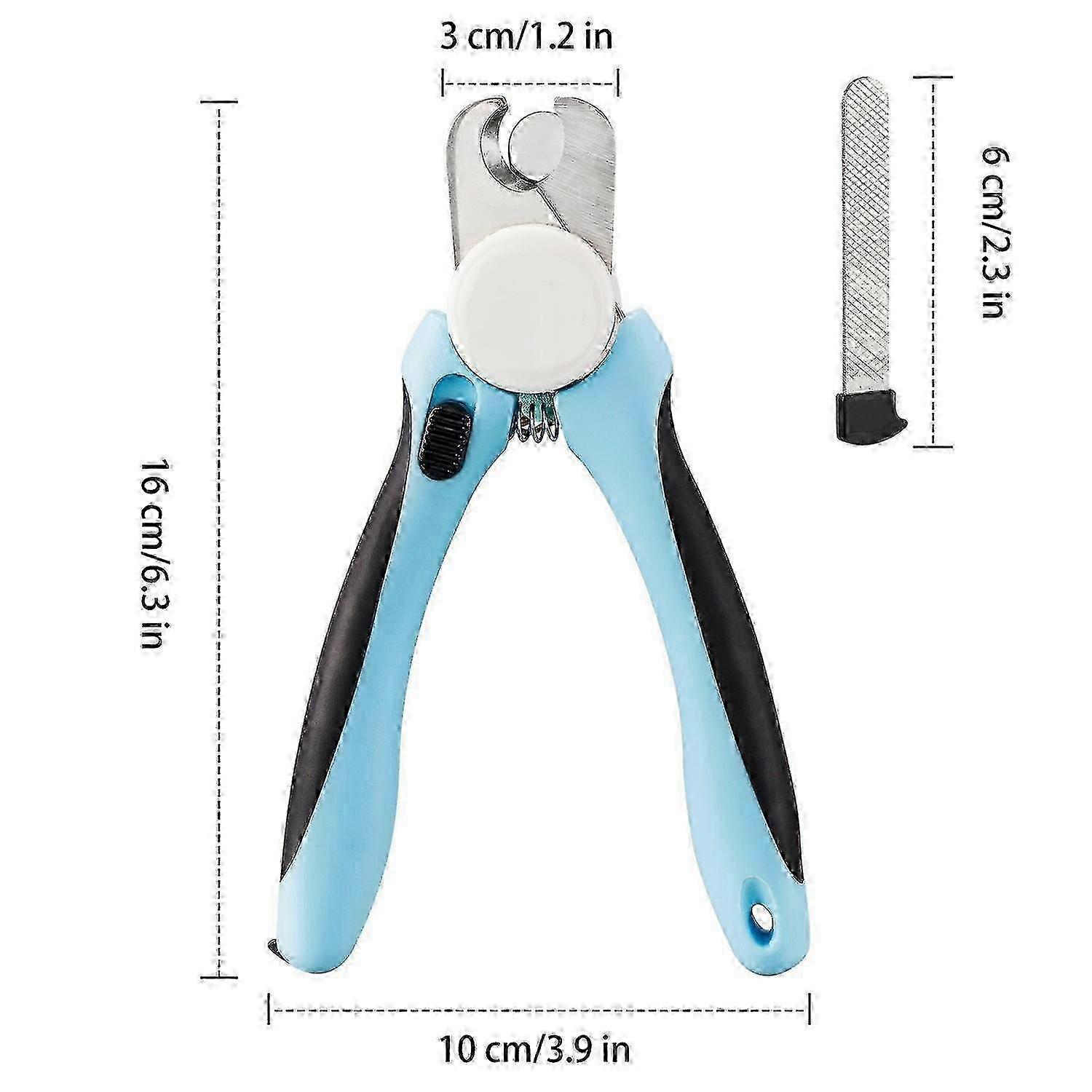 Dog & Cat Pets Nail Clippers And Trimmers - With Safety Guard To Avoid Over Cutting, Free Nail File, Razor Sharp Blade - Professional Grooming Tool Fo