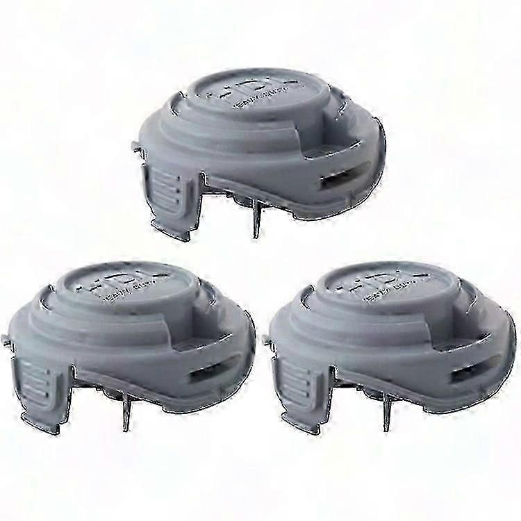 3Pcs Black & Decker STC5433/STC5433PC Type 1 HDL ABS Line Spool Caps Replacement 90588530