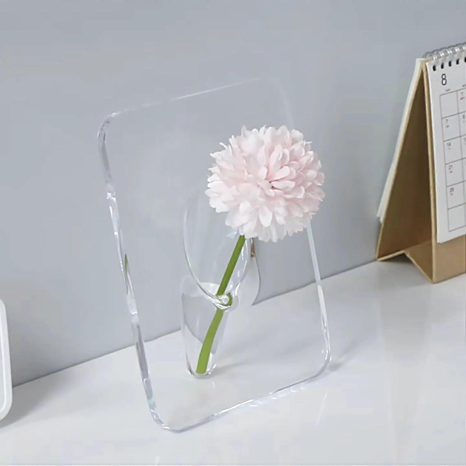 Modern Frame Vase with Minimalist Design for Elegant Home and Living Room Decor