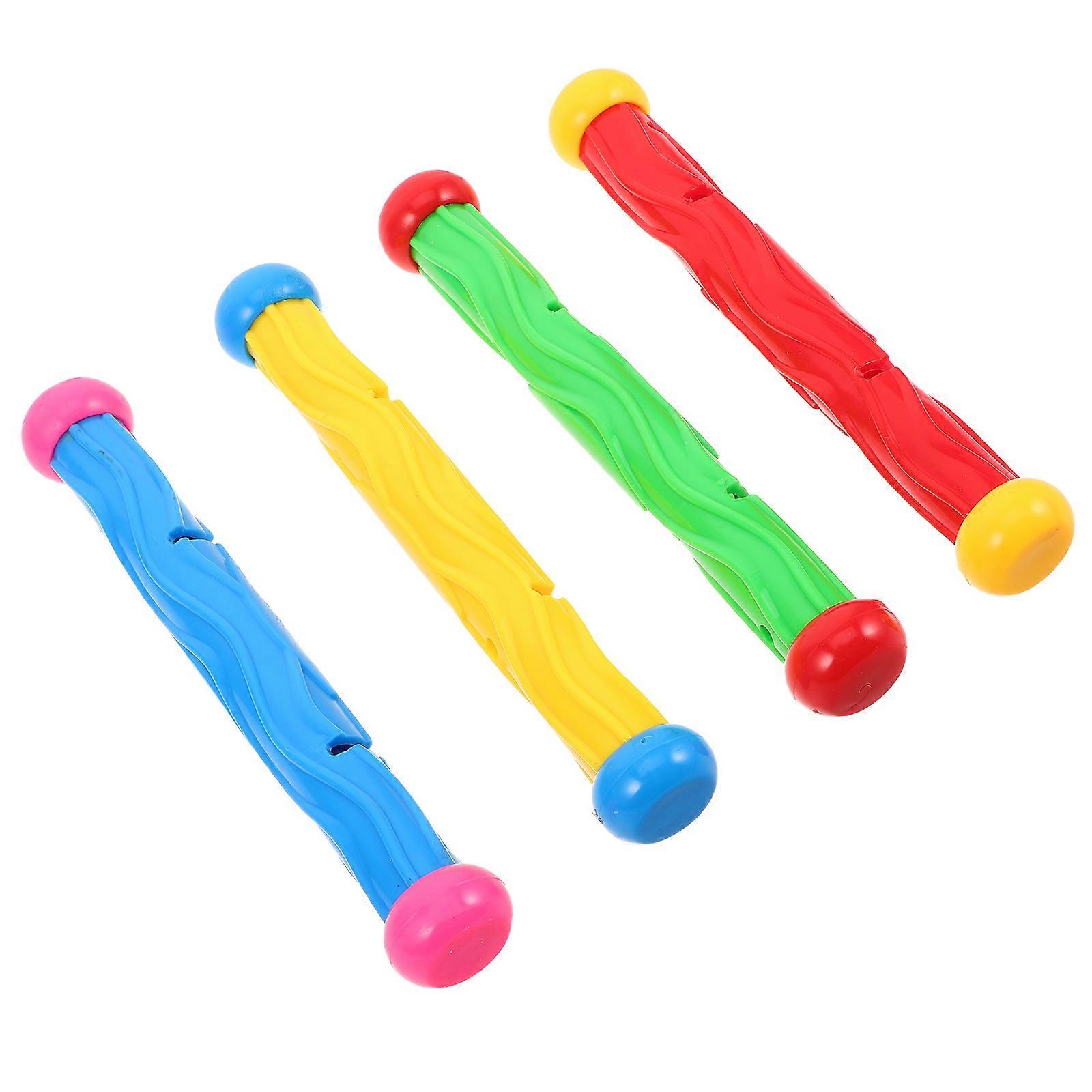 Children's Diving Stick Fun Pool Toy for Kids 4Pcs Assorted Color