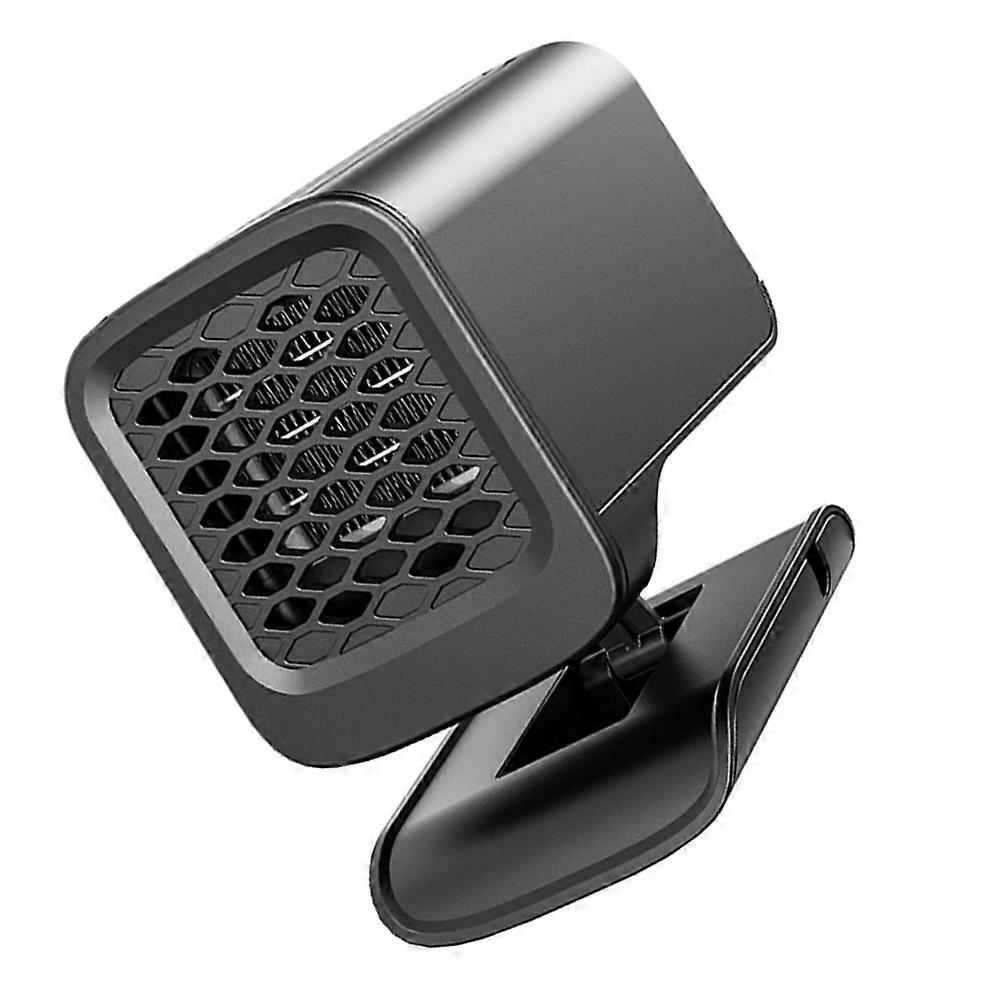 Black Car Heater with High Efficiency Fast Heating for Clear Visibility and Foldable Design ABS