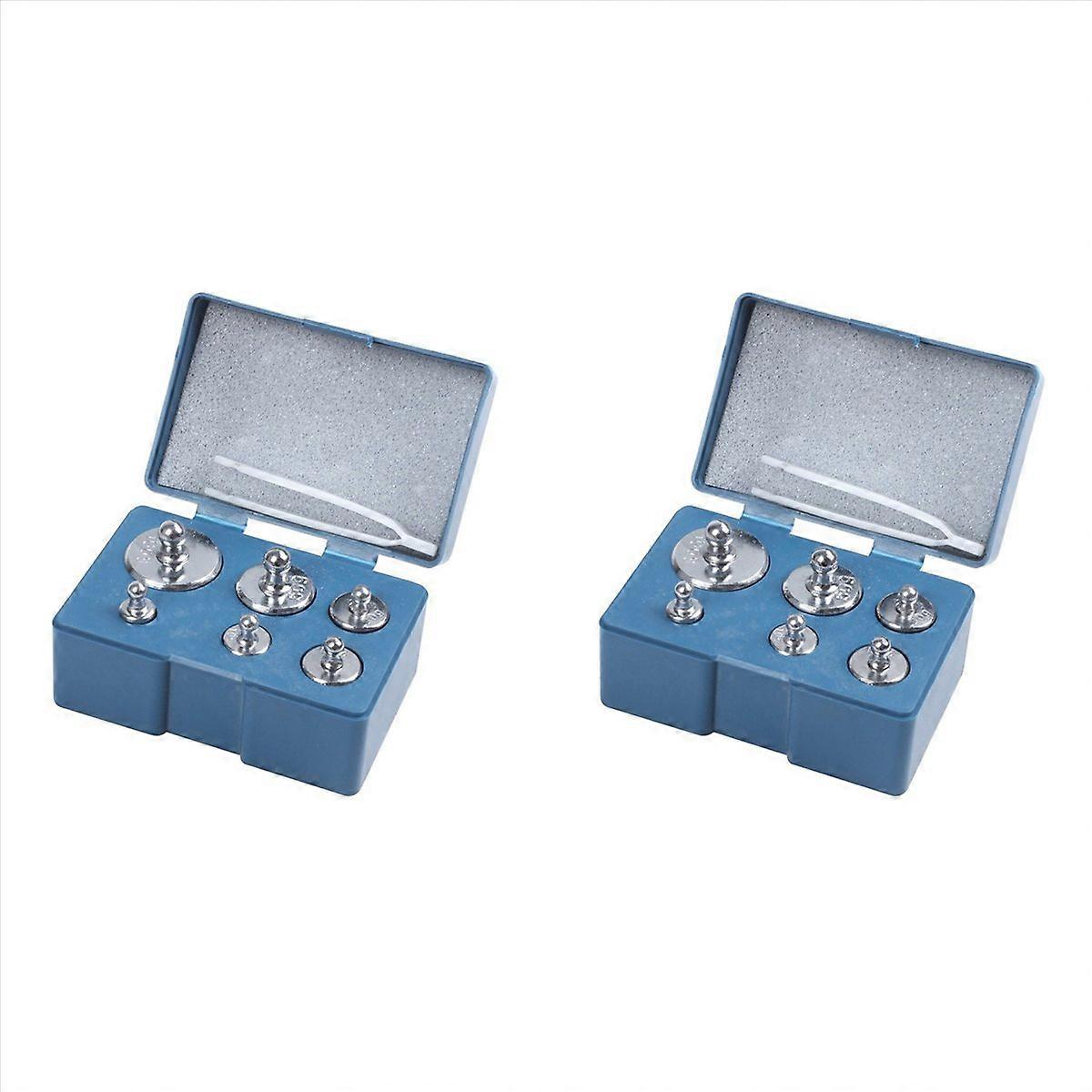 6Pcs Grams Precision Calibration Weight Digital Scale Set