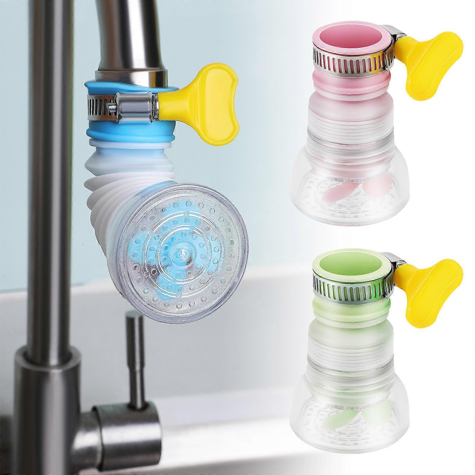 3pcs καθαριστής ενεργού ενεργού άνθρακα νερού βρυσών βρυσών διήθησης βρυσών κουζίνας