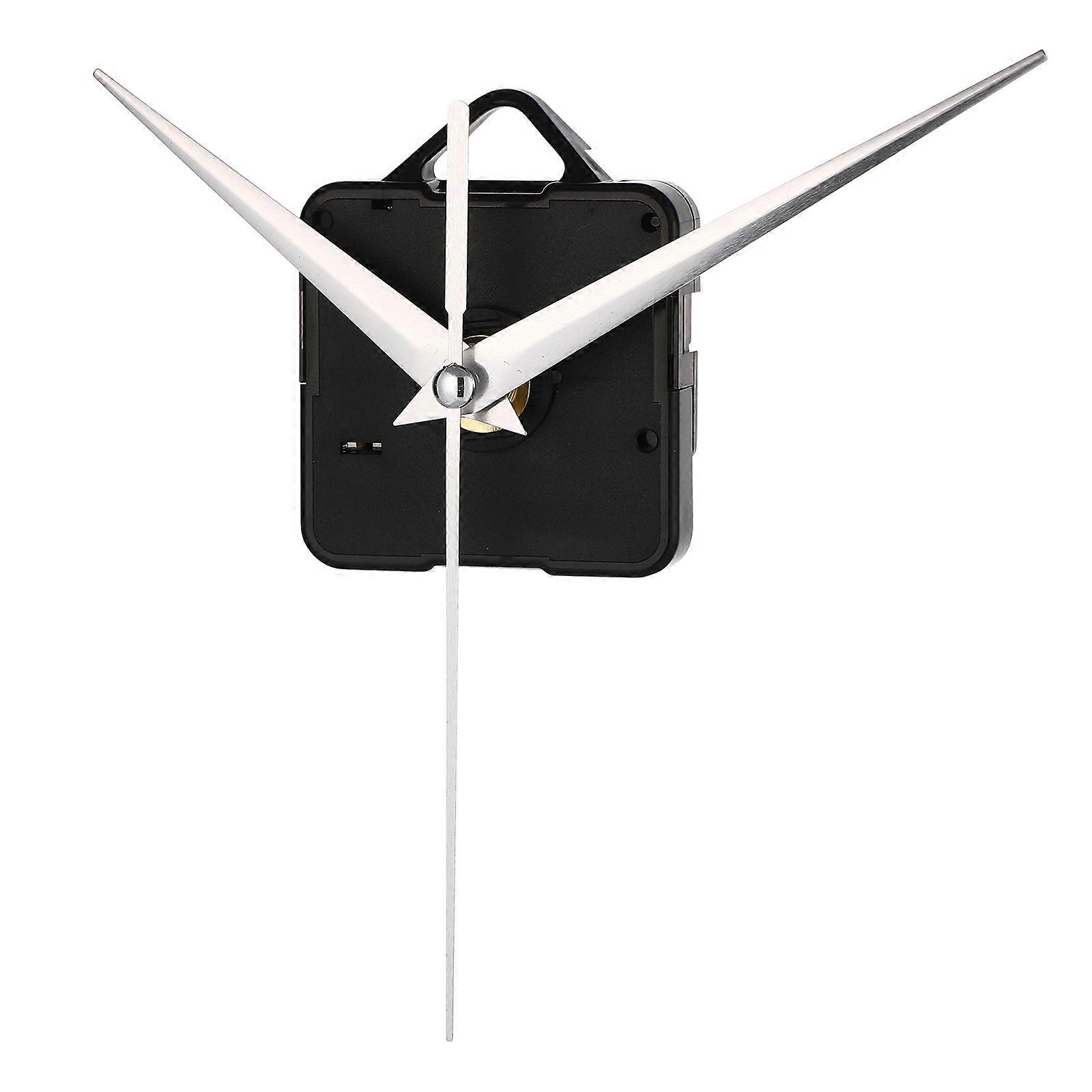 Wall Clock Mechanism Replacement Clock Movement Kit for DIY 10Pcs Silver