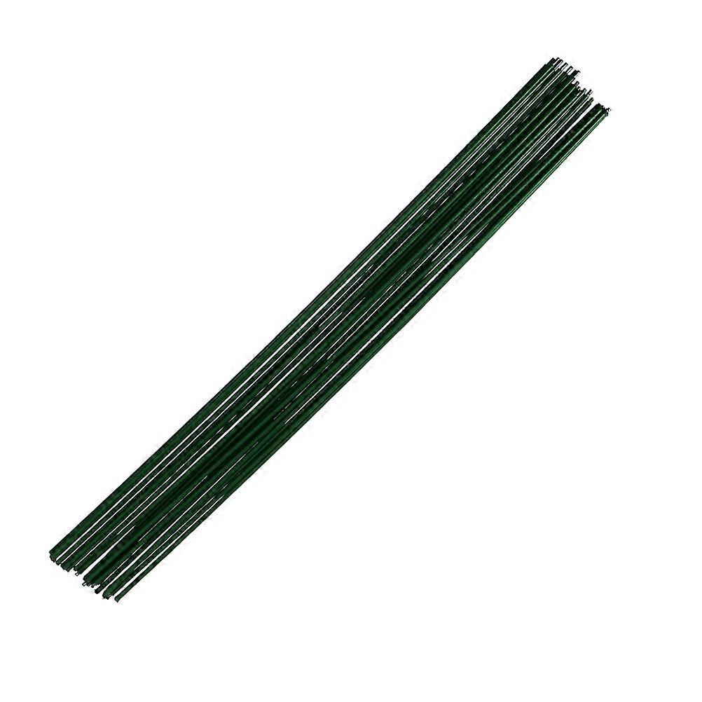 Green Iron Plant Support Stakes for Indoor Plants Function 50Pcs Durable