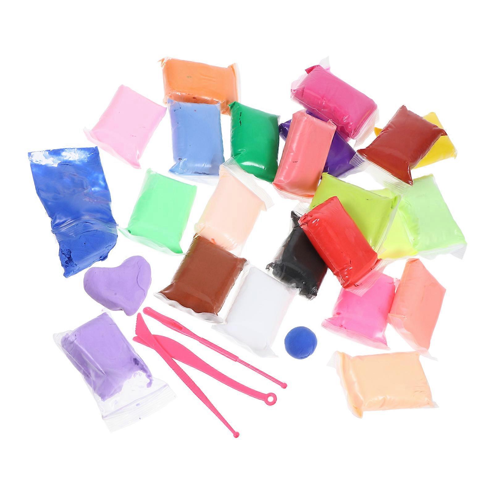 Colorful Modeling Clay Air Dry Clay Set for Kids 1Set with 24 Colors