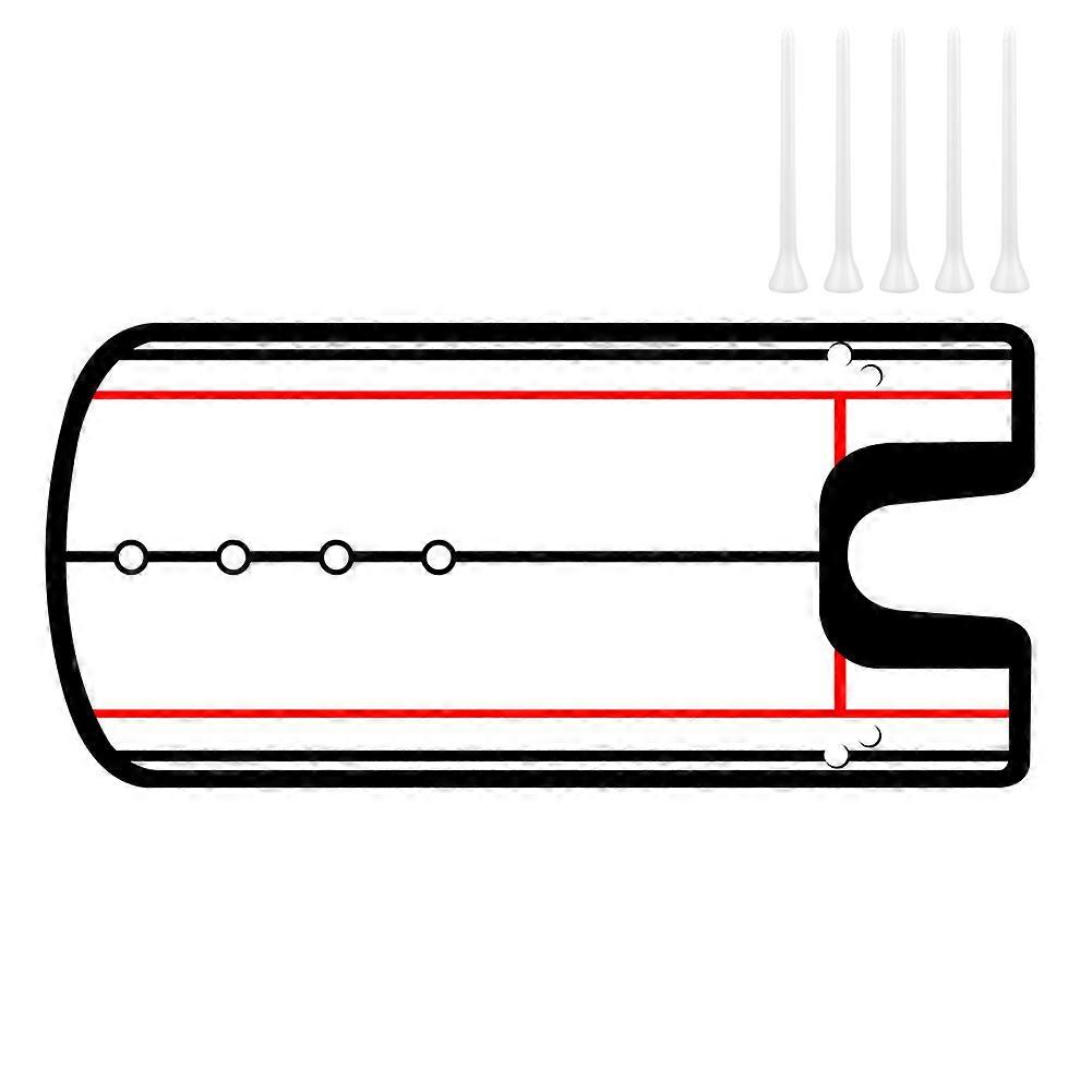 Golf Putting Practice Mirror Putting Mirror Alignment Training Aid Golf Practice Putter Mirror Eye Line
