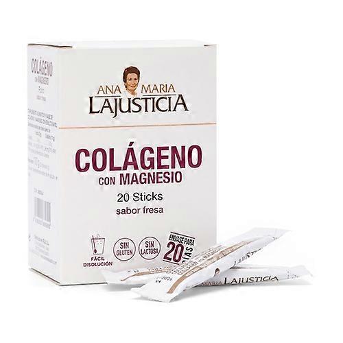 Collagen with magnesium 20 packets of 5g (Strawberry)