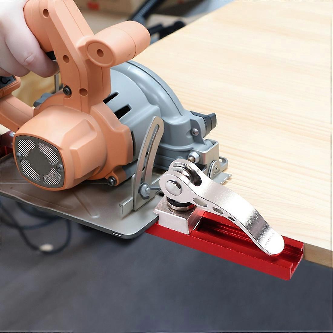 1Pc Circular Saw Guide Rail, Precision Adjustable Cutting Machine Base Guide for Woodworking, Cutting Guide Cutting A