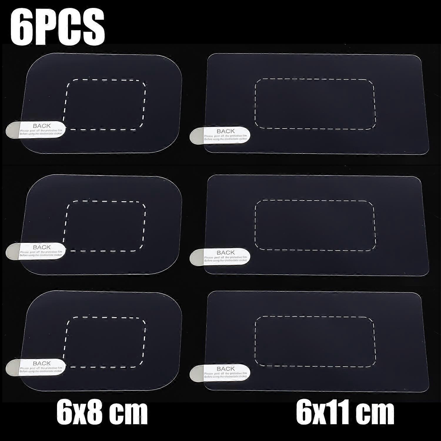 Static Sticker for Dash Cam ETC GPS Anti-Scratch Film No Residue Windshield Mount Protector Easy Installation Removal Decals