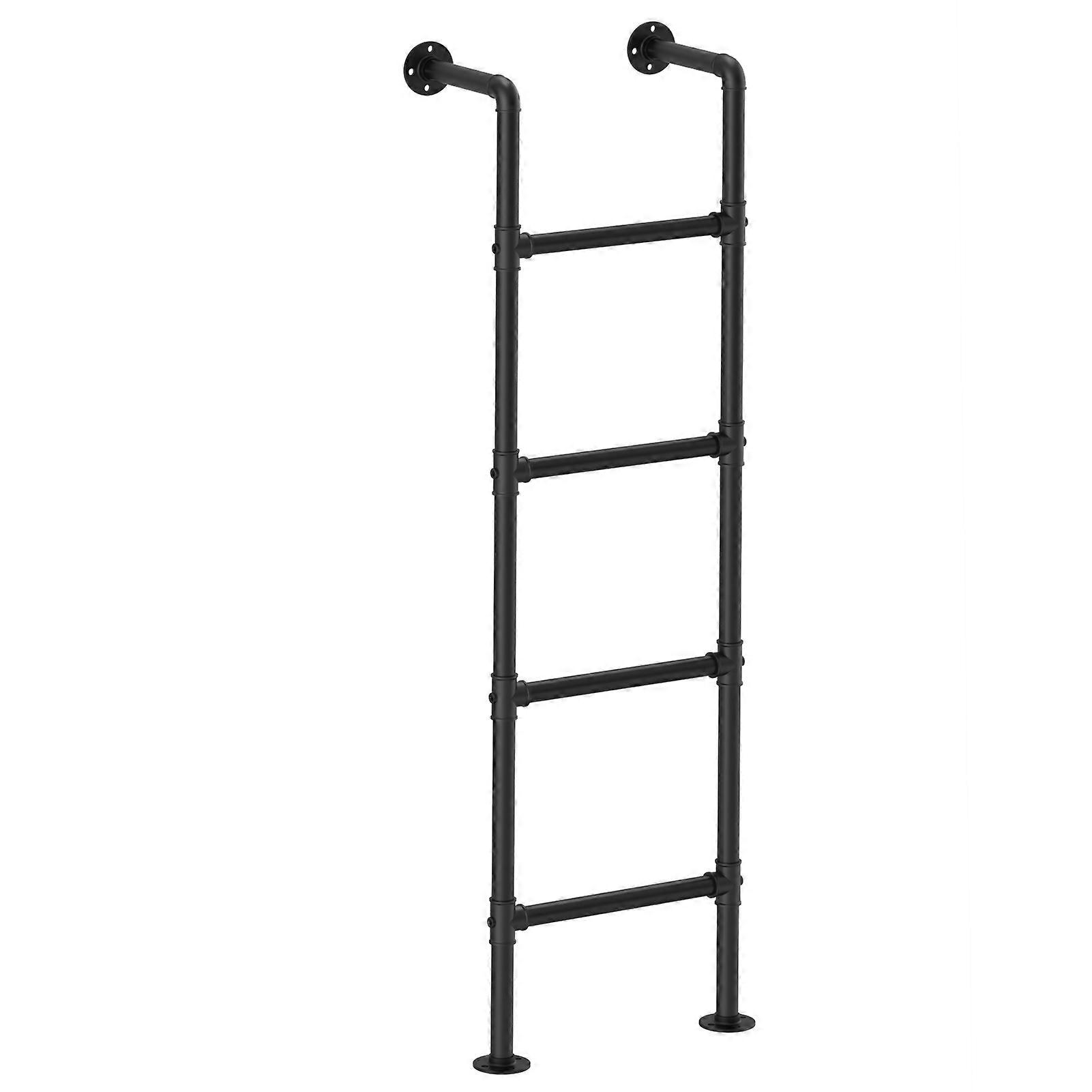 Versatile Metal Step Ladder - 330lb Load, Adjustable Joints, for Lofts & Libraries